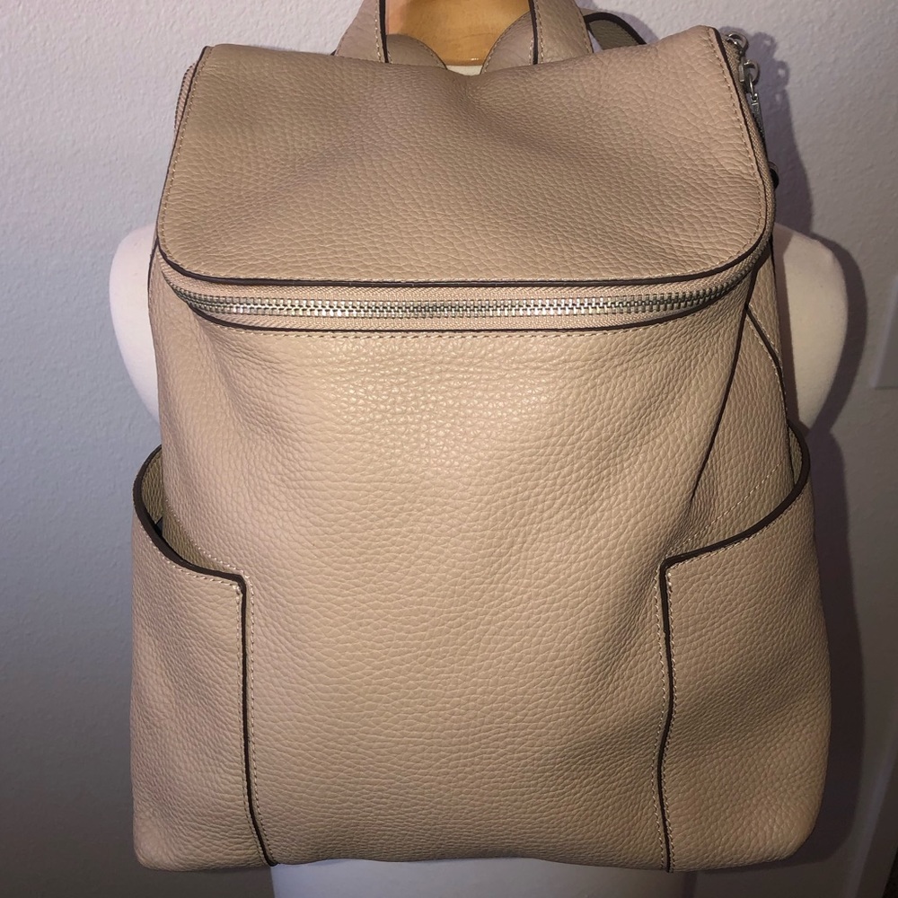 Treasure & Bond 'Rowan' Pebbled Leather Backpack ~ Tan